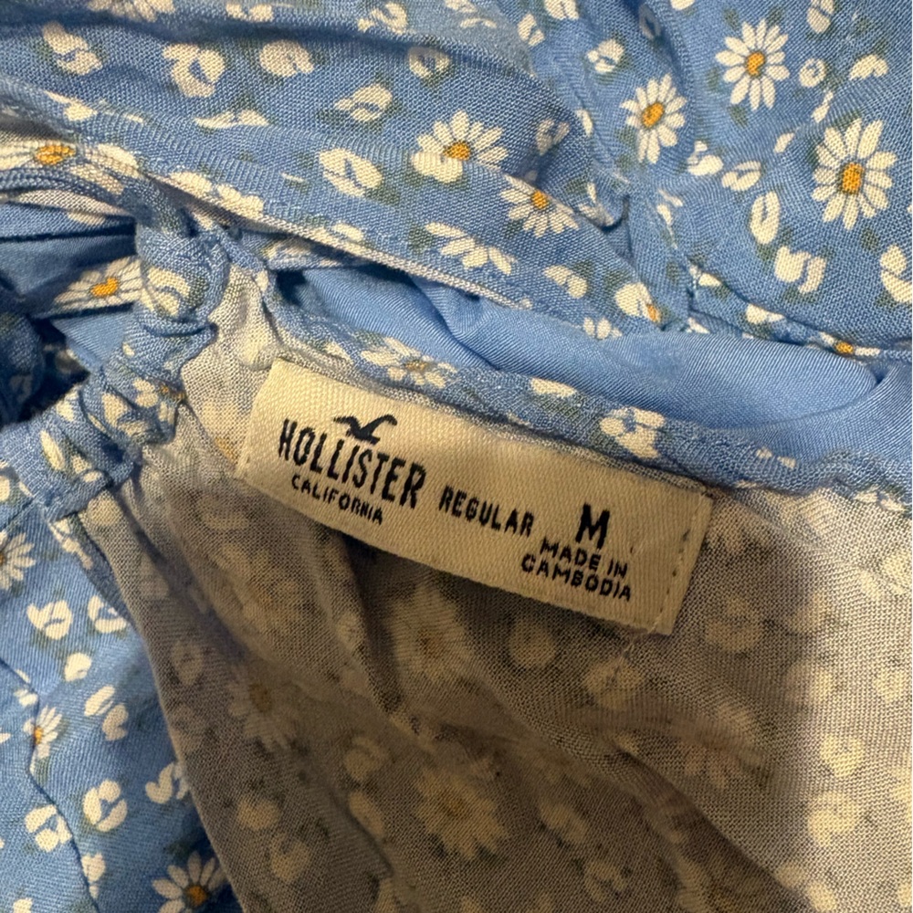 Hollister Light Blue Floral Dress - Picture 3 of 3